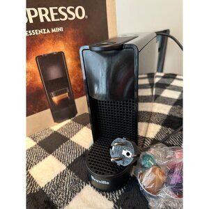 Breville Nespresso Essenza Mini Espresso Machine Original Box & Pods (Euro Plug)